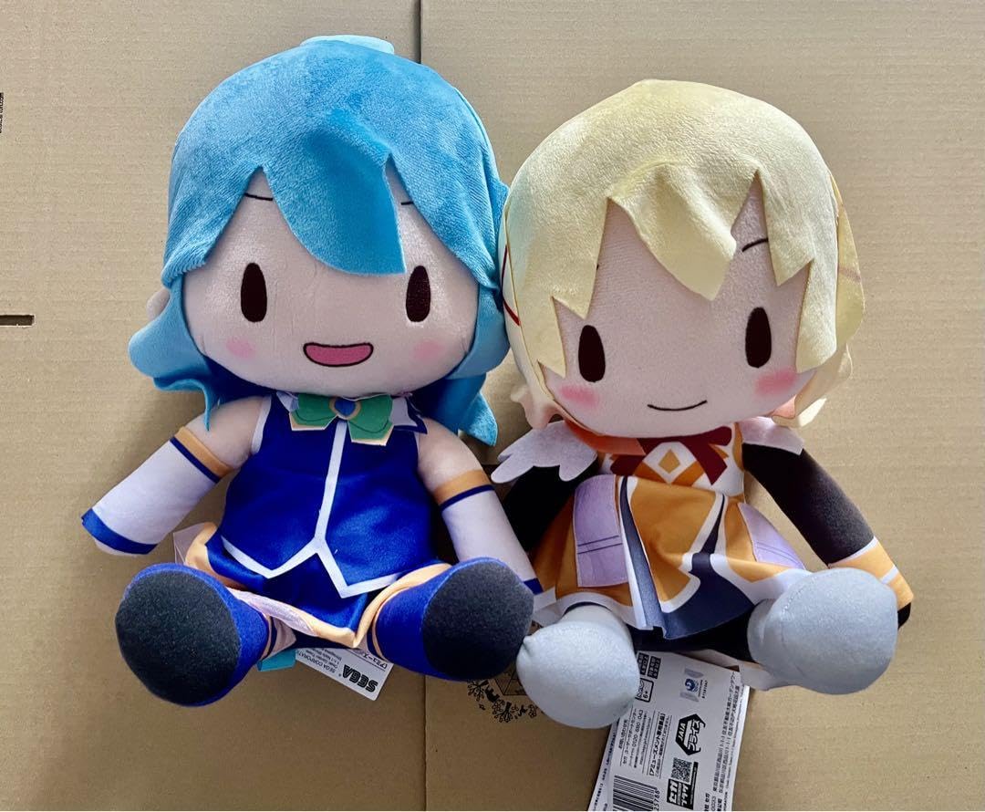 Amazon.co.jp: このすば ふわぷち Lぬいぐるみ アクア ダクネス 売り